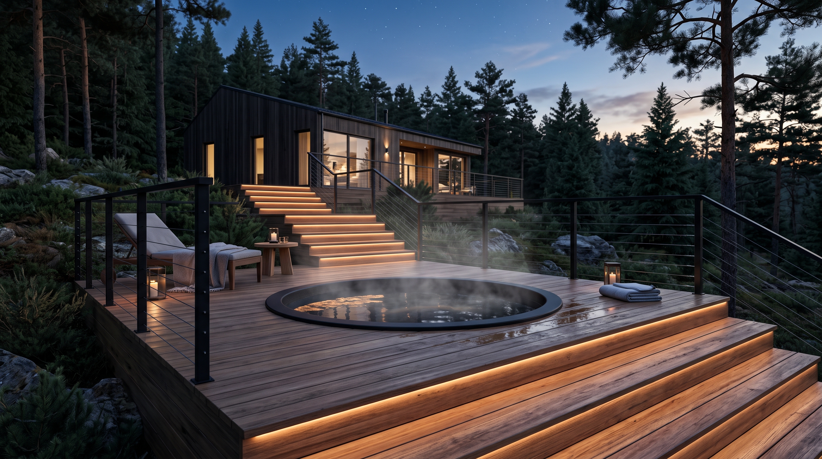 ARVOQ Spa Deck Terase ar kublu